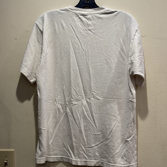 Adidas White Tee with Multicolor Logo - Picture 2 of 3